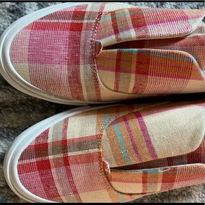 Brand New Plaid Seavees Slip-Ons - Never Worn!!